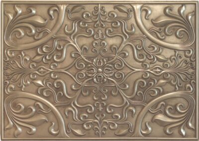 Arabella Plaque Bronze_TILE METALS SSGP-1377 regiontile.com