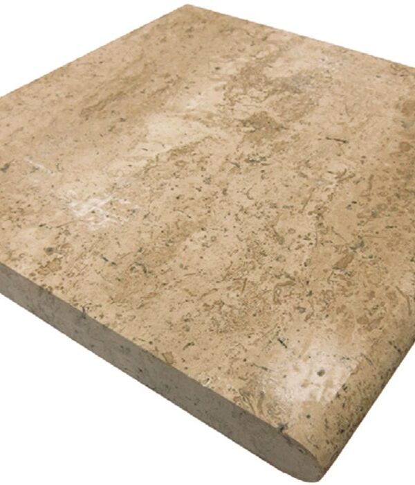 Noche Travertine – Single Bullnose Coping_TILE EXTERIOR STONE COPING SPK-002 regiontile.com