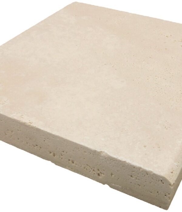 Ivory Travertine – Tumbled Edge Coping_TILE EXTERIOR STONE COPING SPK-008 regiontile.com