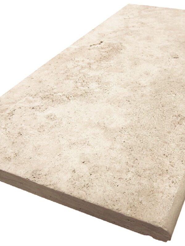 Ivory Travertine – Single Bullnose Coping_TILE EXTERIOR STONE COPING SPK-010 regiontile.com