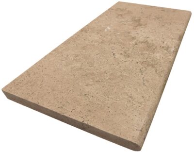 Noche Travertine – Single Bullnose Coping_TILE EXTERIOR STONE COPING SPK-011 regiontile.com