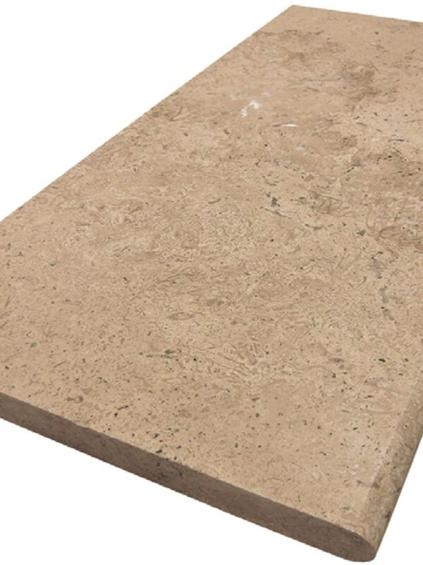 Noche Travertine – Single Bullnose Coping_TILE EXTERIOR STONE COPING SPK-011 regiontile.com