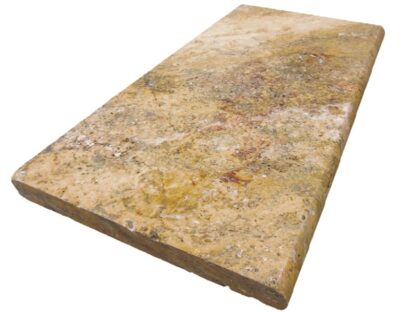 Yukon Travertine – Single Bullnose Coping_TILE EXTERIOR STONE COPING SPK-012 regiontile.com