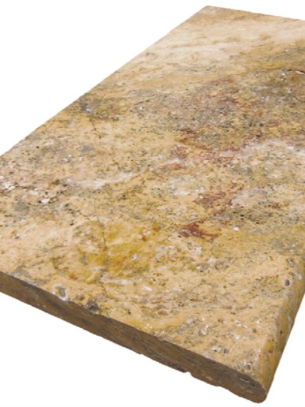 Yukon Travertine – Single Bullnose Coping_TILE EXTERIOR STONE COPING SPK-012 regiontile.com