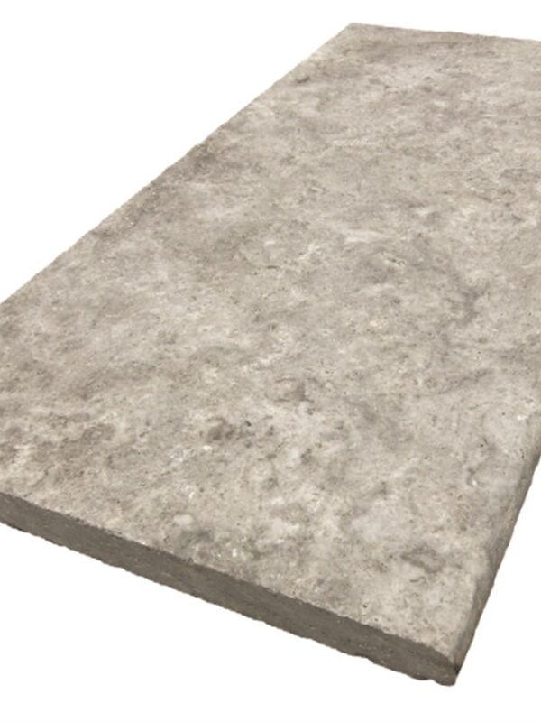 Silver Travertine – Single Bullnose Coping_TILE EXTERIOR STONE COPING SPK-013 regiontile.com