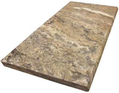 Irish Cr̬me Travertine – Single Bullnose Coping_TILE EXTERIOR STONE COPING SPK-015 regiontile.com