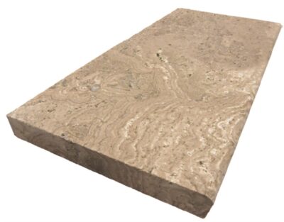 Noche Travertine – Tumbled Edge Coping_TILE EXTERIOR STONE COPING SPK-018 regiontile.com