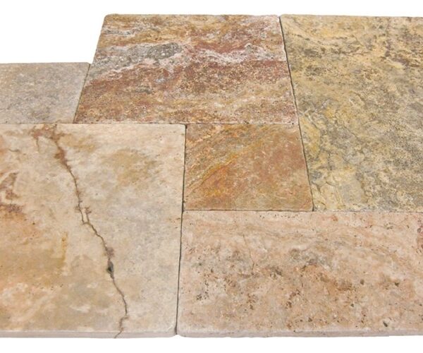 Yukon Tumbled Versailles Pattern Paver_TILE EXTERIOR STONE PAVERS SPK-022 regiontile.com