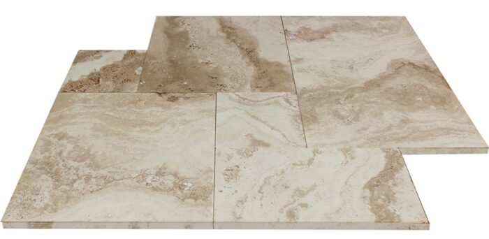 Cr̬me Brulee Brushed and Straight Edge _TILE EXTERIOR STONE PAVERS SPK-041 regiontile.com