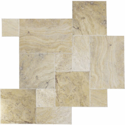 Cypress Versailles Pattern Chiseled and Brushed_TILE FIELD TILE SSK-763 regiontile.com