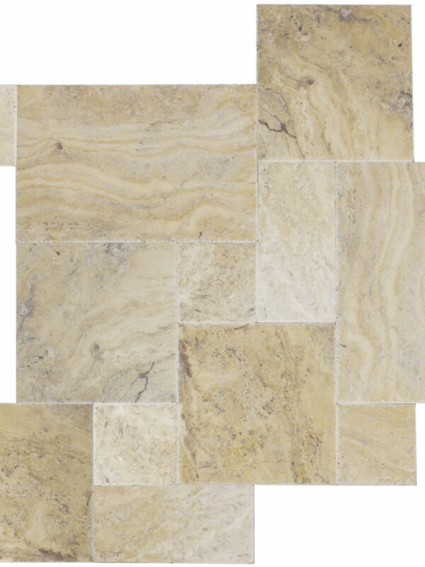 Cypress Versailles Pattern Chiseled and Brushed_TILE FIELD TILE SSK-763 regiontile.com