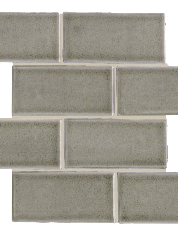 Fog Crackle Brick_TILE MOSAICS CERAMICS CHATEAU SSE-809 regiontile.com