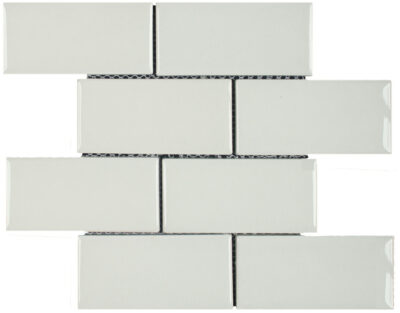 White Crackle Brick_TILE MOSAICS CERAMICS CHATEAU SSE-813 regiontile.com