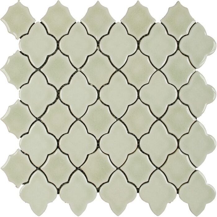 Peridot Crackle Amara Pattern_TILE MOSAICS CERAMICS CHATEAU SSE-819 regiontile.com