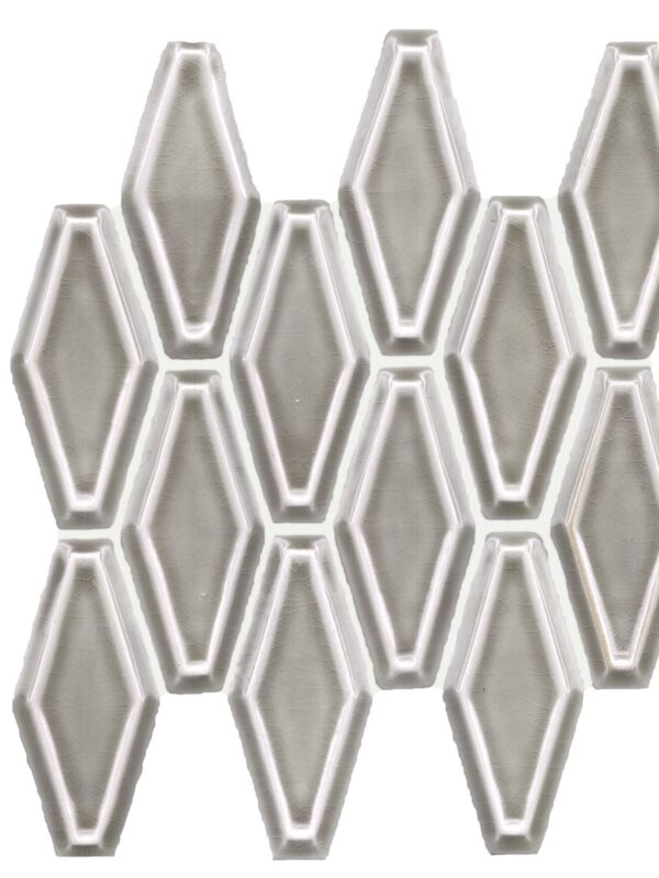 Dove Gray Crackle Fillory Pattern_TILE MOSAICS CERAMICS CHATEAU SSE-859 regiontile.com