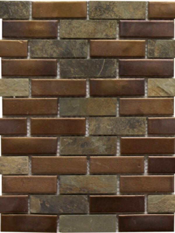 1×3 Ruston Blend Brick_TILE MOSAICS CERAMICS CITYSCAPE SSY-516 regiontile.com