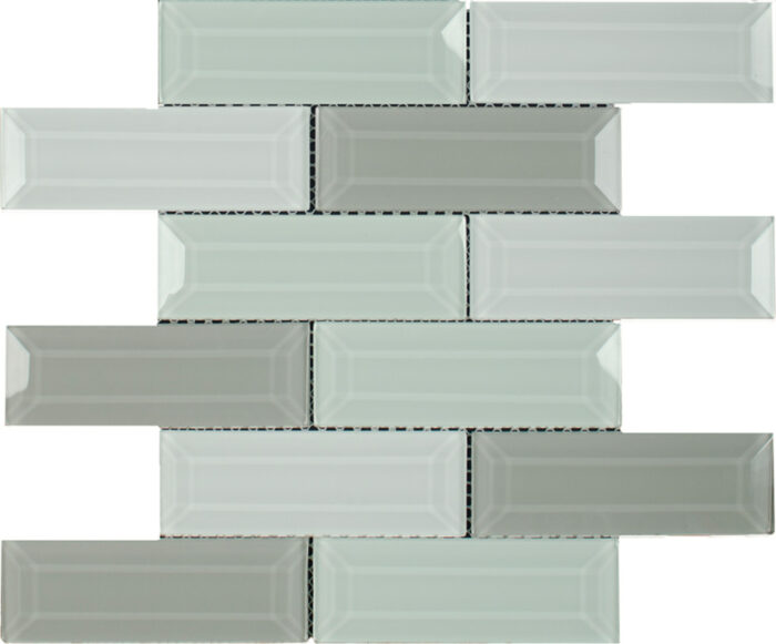 Del Mar Blend Gloss Bevel Brick_TILE MOSAICS GLASS SSE-823 regiontile.com
