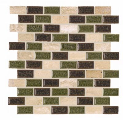 Luna Blend Brick_TILE MOSAICS GLASS SSM-414 regiontile.com