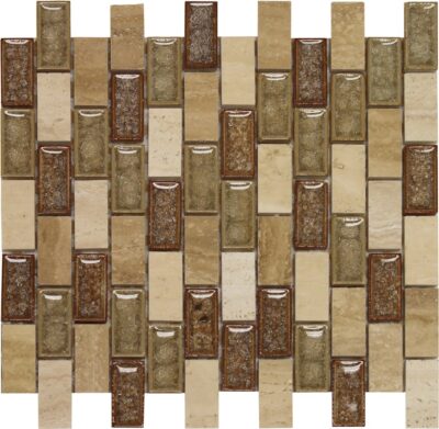 Phoenix Blend Brick_TILE MOSAICS GLASS SSM-418 regiontile.com