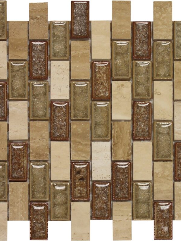 Phoenix Blend Brick_TILE MOSAICS GLASS SSM-418 regiontile.com