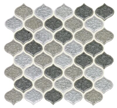 Frozen Blend Arabesque Pattern_TILE MOSAICS GLASS SSM-437 regiontile.com