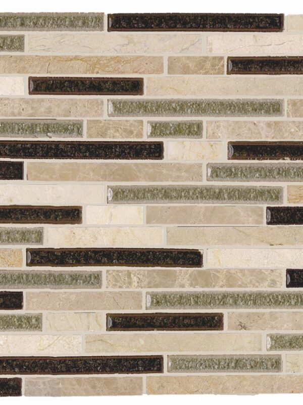 Amaretti Blend Random Brick Pattern_TILE MOSAICS GLASS SSR-1403 regiontile.com