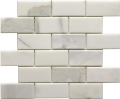 Calacutta Bevel Brick_TILE MOSAICS MARBLE LIMESTONE SSH-218 regiontile.com