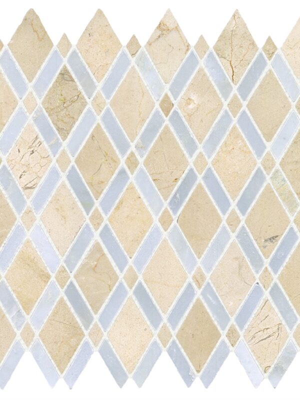 English Harlequin Crema Marfil_TILE MOSAICS MARBLE LIMESTONE SSH-232 regiontile.com