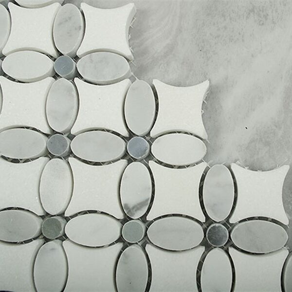 Manchester Pattern Arctic Blend_TILE MOSAICS MARBLE LIMESTONE SSH-253 regiontile.com