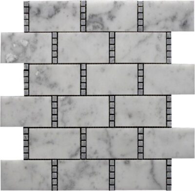 Glacier Blend Montreal Pattern_TILE MOSAICS MARBLE LIMESTONE SSH-272 regiontile.com