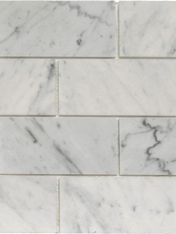 White Carrera Brick_TILE MOSAICS MARBLE LIMESTONE SSH-275 regiontile.com