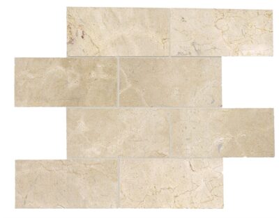 Crema Marfil Brick_TILE MOSAICS MARBLE LIMESTONE SSH-276 regiontile.com