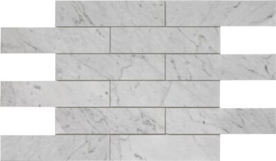 White Carrera Brick_TILE MOSAICS MARBLE LIMESTONE SSH-291 regiontile.com