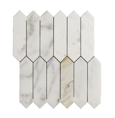 Calacutta Baroque Pattern_TILE MOSAICS MARBLE LIMESTONE SSH-307 regiontile.com