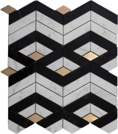 Hayden Pattern Cicero Blend_TILE MOSAICS MARBLE LIMESTONE SSH-313 regiontile.com