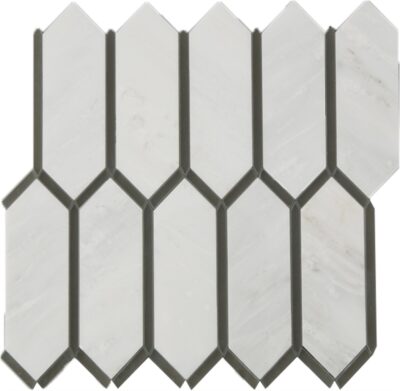 Madison Picket Graystone Blend_TILE MOSAICS MARBLE LIMESTONE SSH-319 regiontile.com