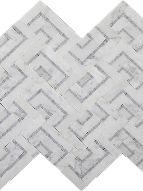 Savoy Pattern Eclipse Blend_TILE MOSAICS MARBLE LIMESTONE SSH-320 regiontile.com