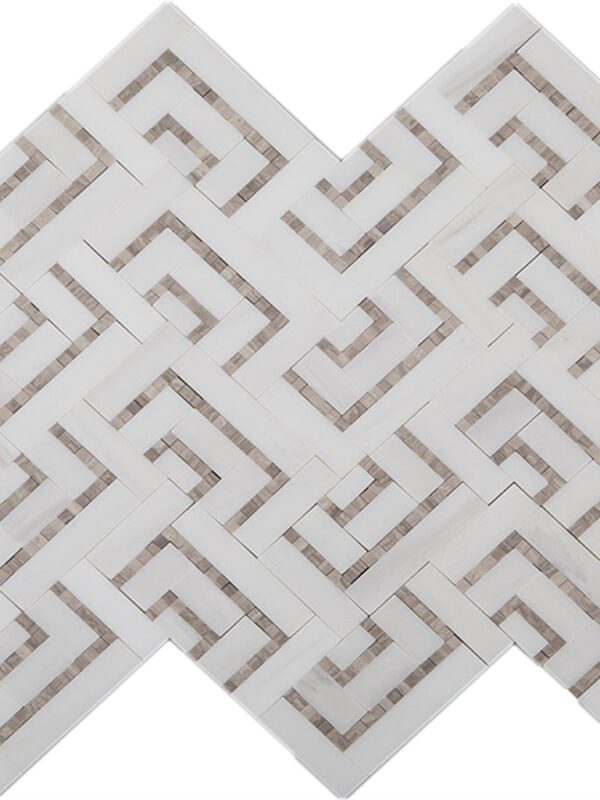 Savoy Pattern Cashmere Blend_TILE MOSAICS MARBLE LIMESTONE SSH-321 regiontile.com