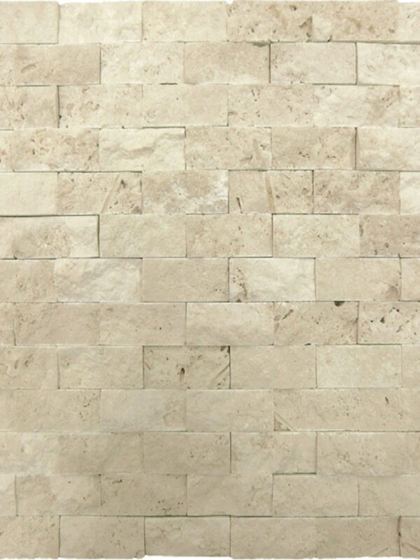 Ivory Splitfface_TILE MOSAICS TRAVERTINE SSK-2001 regiontile.com