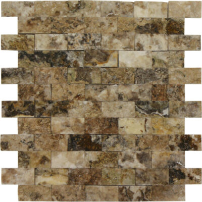 Irish Cr̬me Splitface_TILE MOSAICS TRAVERTINE SSK-2003 regiontile.com