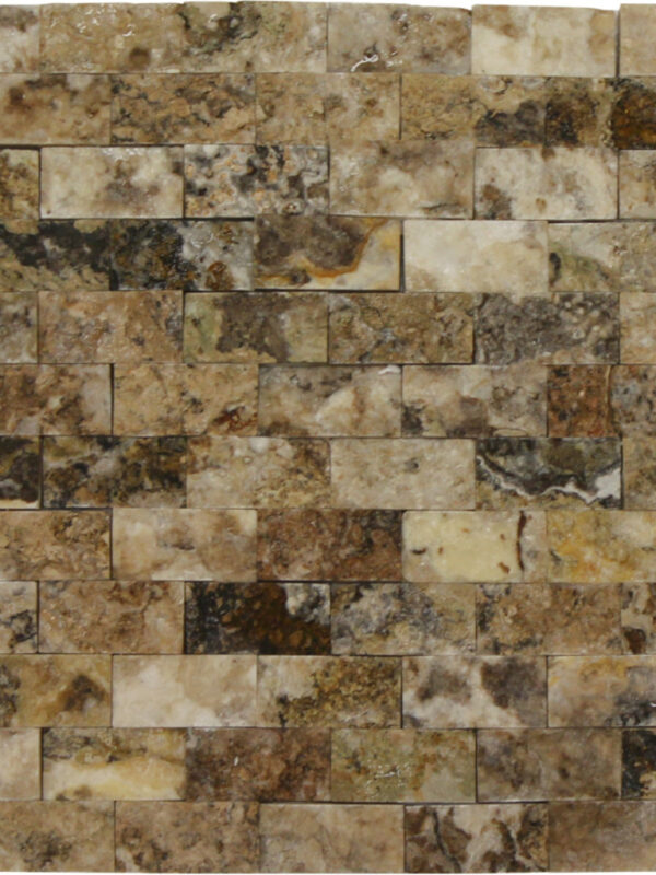 Irish Cr̬me Splitface_TILE MOSAICS TRAVERTINE SSK-2003 regiontile.com