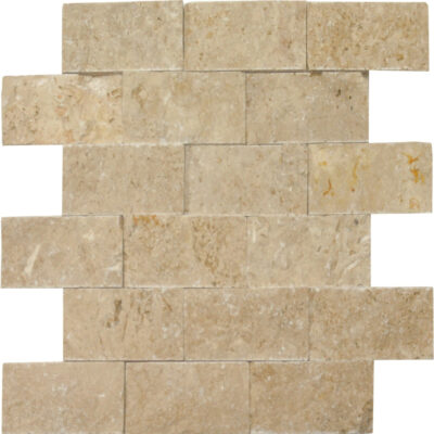 Ivory Splitface_TILE MOSAICS TRAVERTINE SSK-2005 regiontile.com