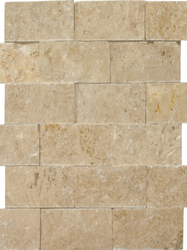 Ivory Splitface_TILE MOSAICS TRAVERTINE SSK-2005 regiontile.com