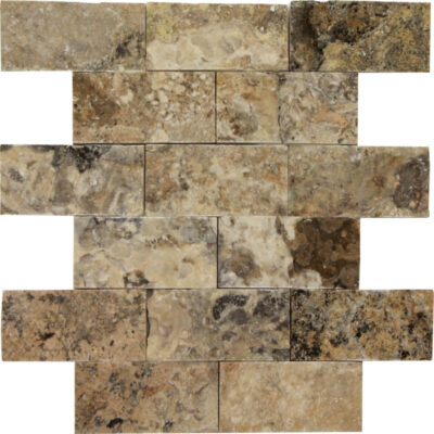 Irish Cr̬me Splitface_TILE MOSAICS TRAVERTINE SSK-2018 regiontile.com