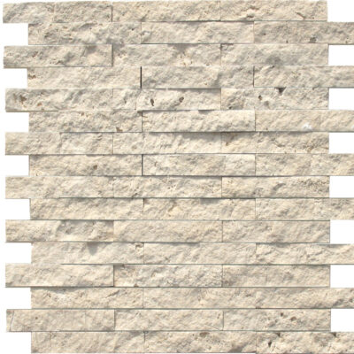 Ivory Splitface_TILE MOSAICS TRAVERTINE SSV-609 regiontile.com