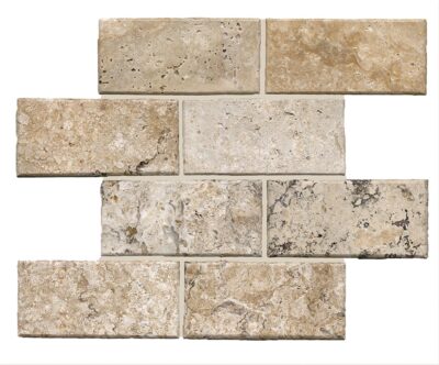 Philadelphia Pillow Edge Brick Honed_TILE MOSAICS TRAVERTINE SSV-627 regiontile.com