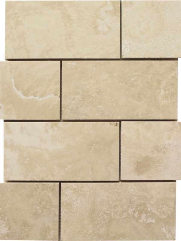 Ivory Straight Edge Honed_TILE MOSAICS TRAVERTINE SSV-629 regiontile.com