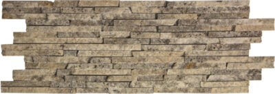 Silver Rolling Rock_TILE MOSAICS TRAVERTINE SSV-633 regiontile.com