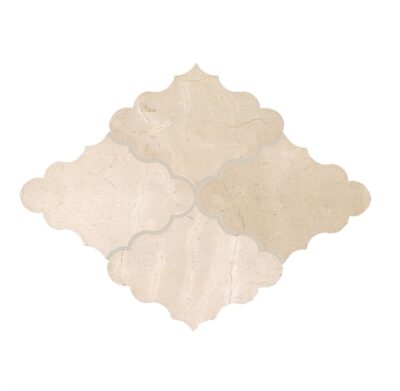 Crema Marfil Opus Pattern_TILE MOSAICS WATERJET SSC-1301 regiontile