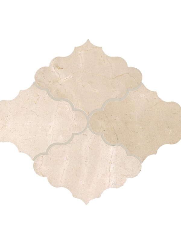 Crema Marfil Opus Pattern_TILE MOSAICS WATERJET SSC-1301 regiontile